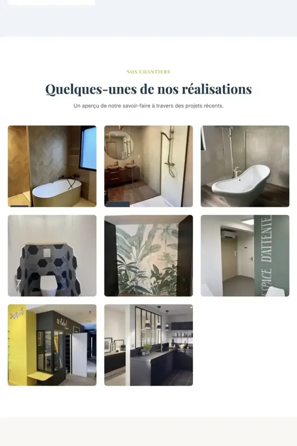 A2Y Aménagement, section 3 du site