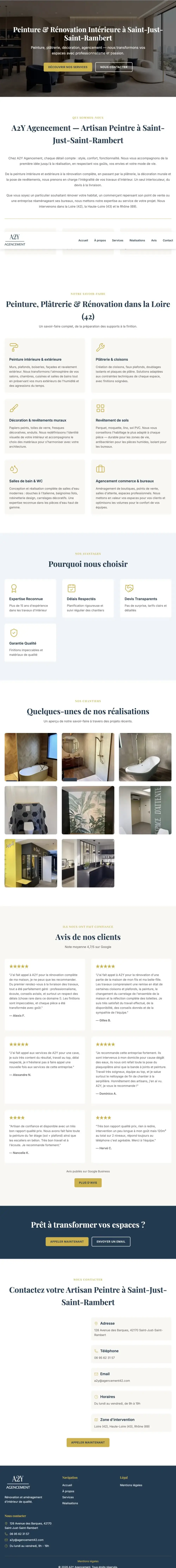 Aperçu du site A2Y Aménagement