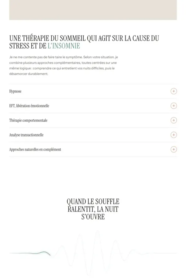 Emovere, section 3 du site