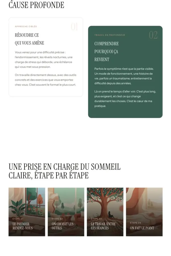 Emovere, section 4 du site